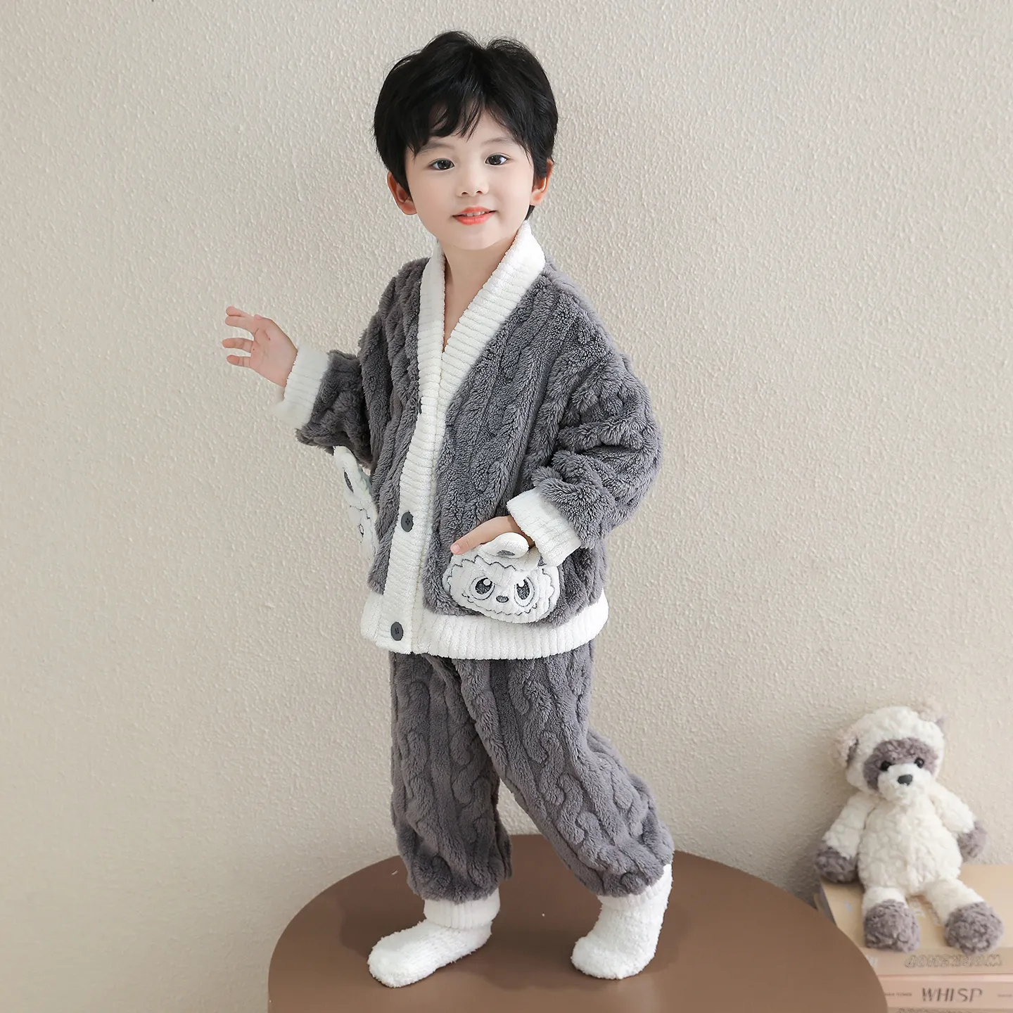 【90-140cm】絶対欲しい！ふわふわ 着心地良い 合わせやすい ルームウェア