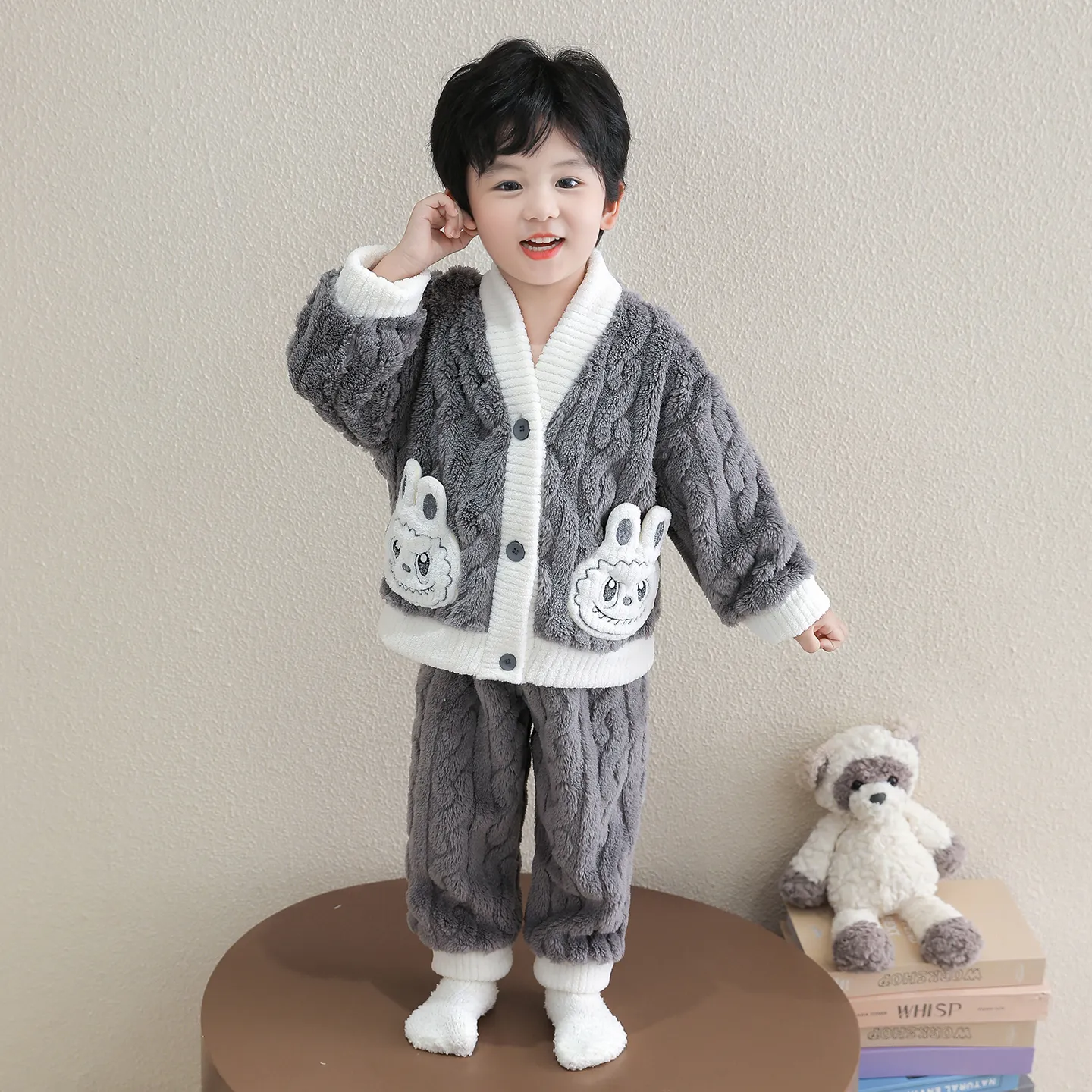 【90-140cm】絶対欲しい！ふわふわ 着心地良い 合わせやすい ルームウェア