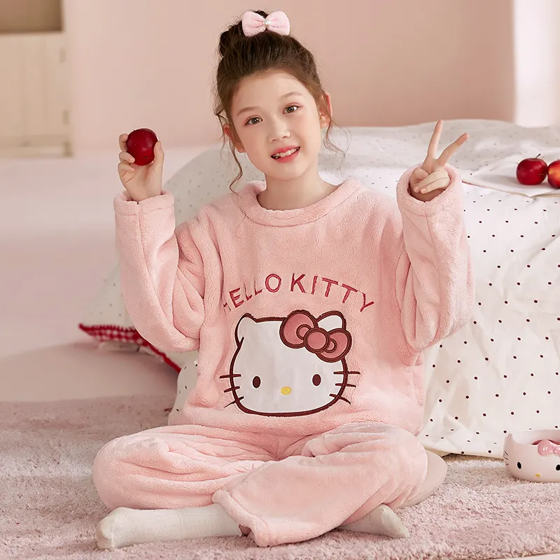 【100-160cm】今季大注目 可愛い ふわふわ あったか 女の子 ルームウェア