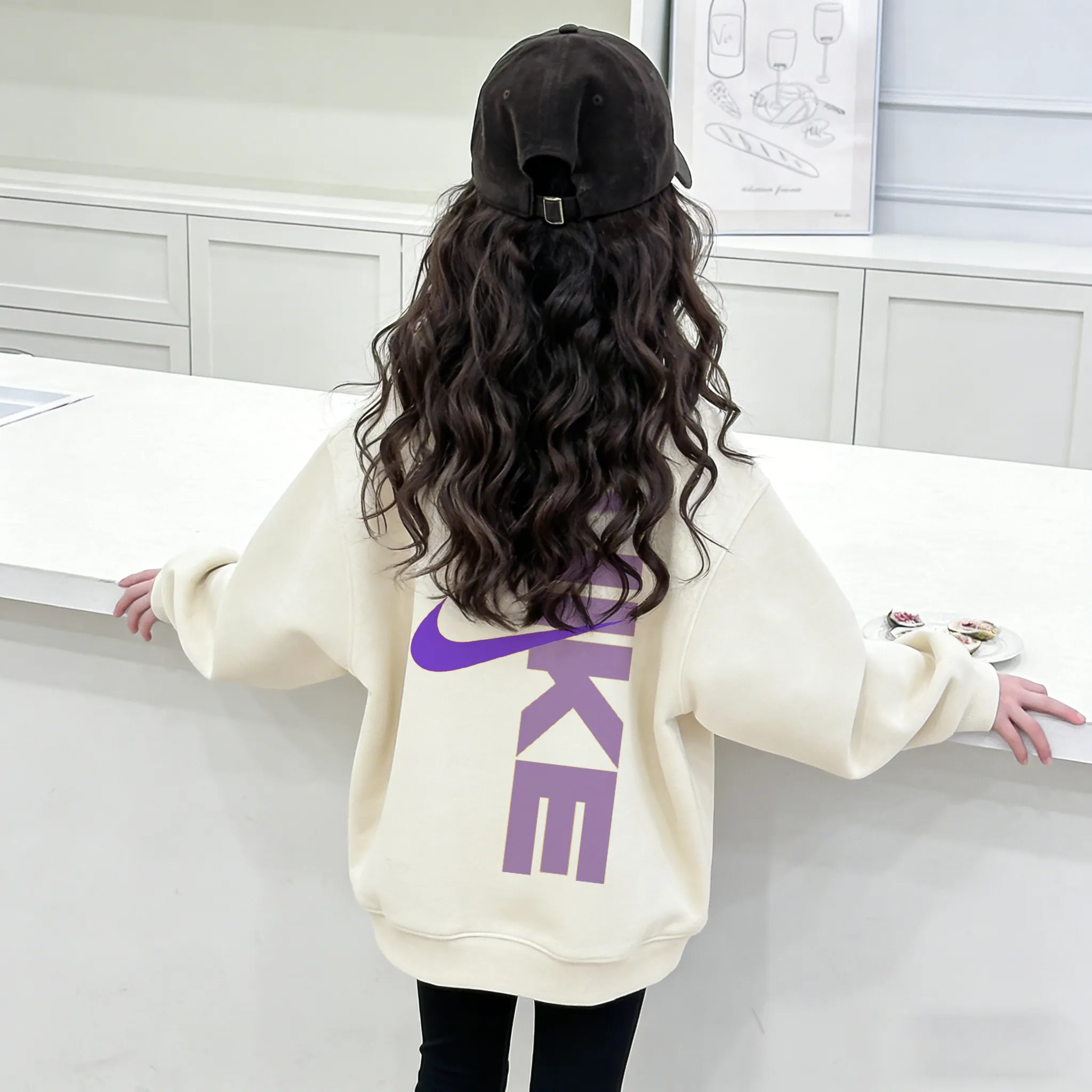 【90-160cm】好感度100％ 爆売れ中 生地しっかり カジュアル 女の子 トレーナー