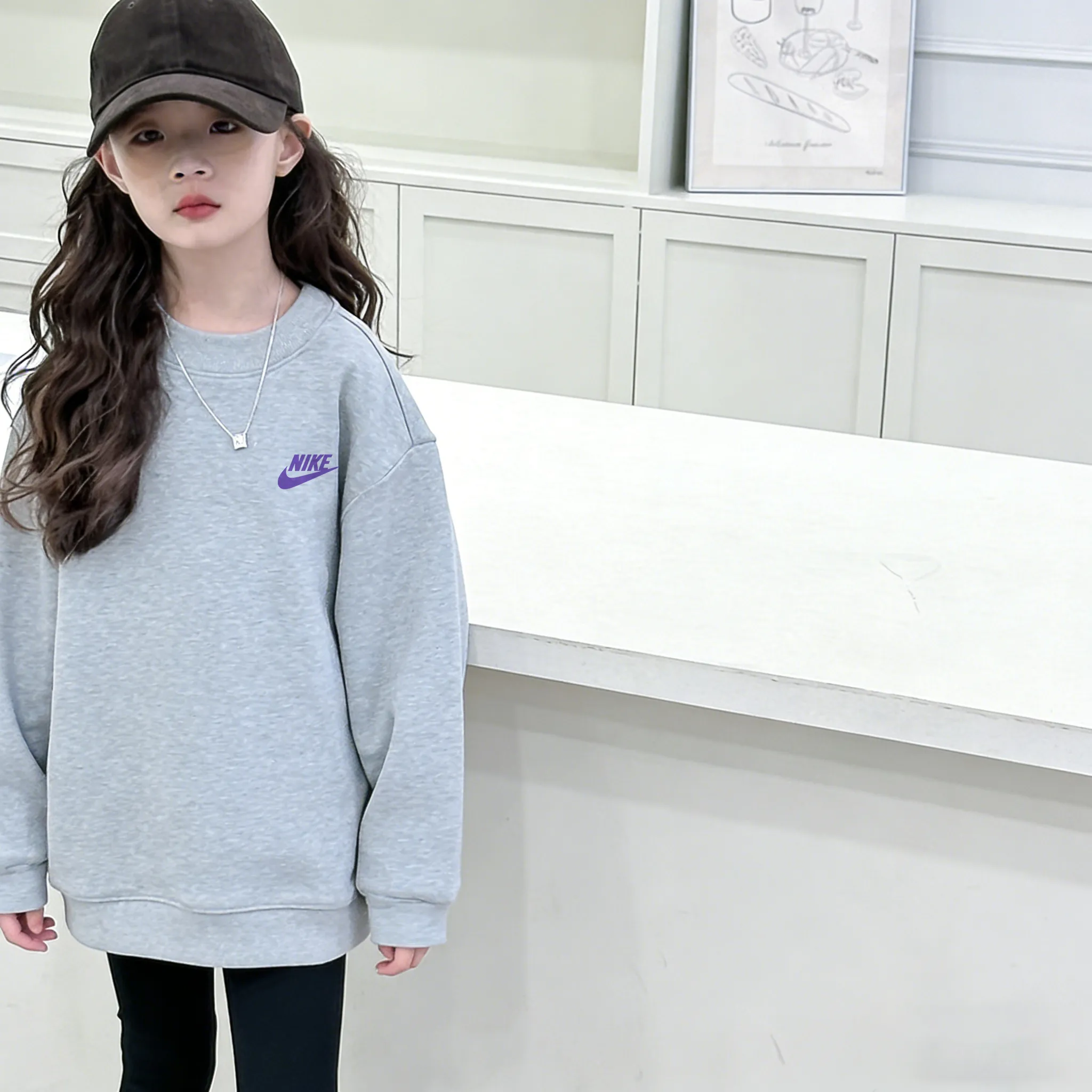 【90-160cm】好感度100％ 爆売れ中 生地しっかり カジュアル 女の子 トレーナー