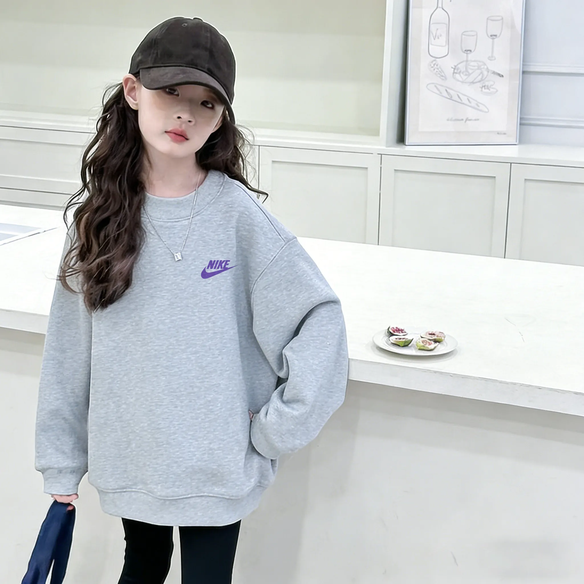 【90-160cm】好感度100％ 爆売れ中 生地しっかり カジュアル 女の子 トレーナー