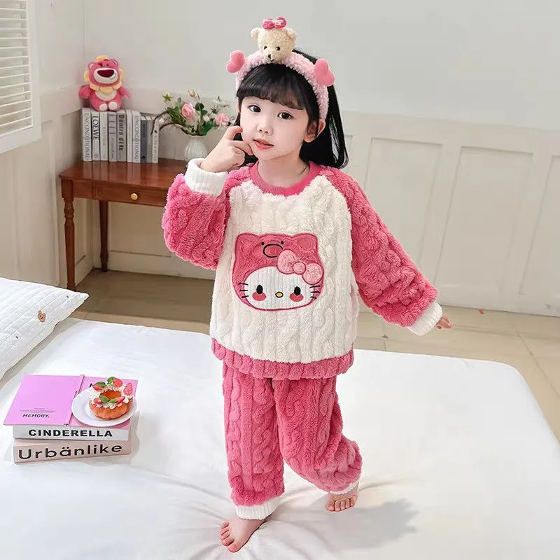 【100-140cm】リラックス感ある 肌触り良い あったか 女の子 ルームウェア