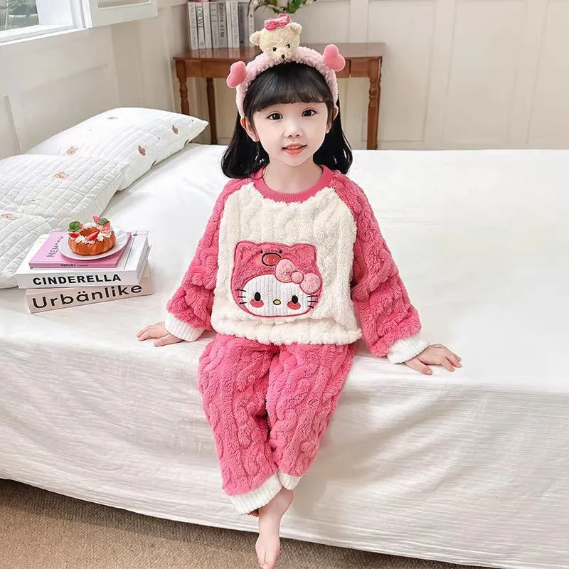 【100-140cm】リラックス感ある 肌触り良い あったか 女の子 ルームウェア