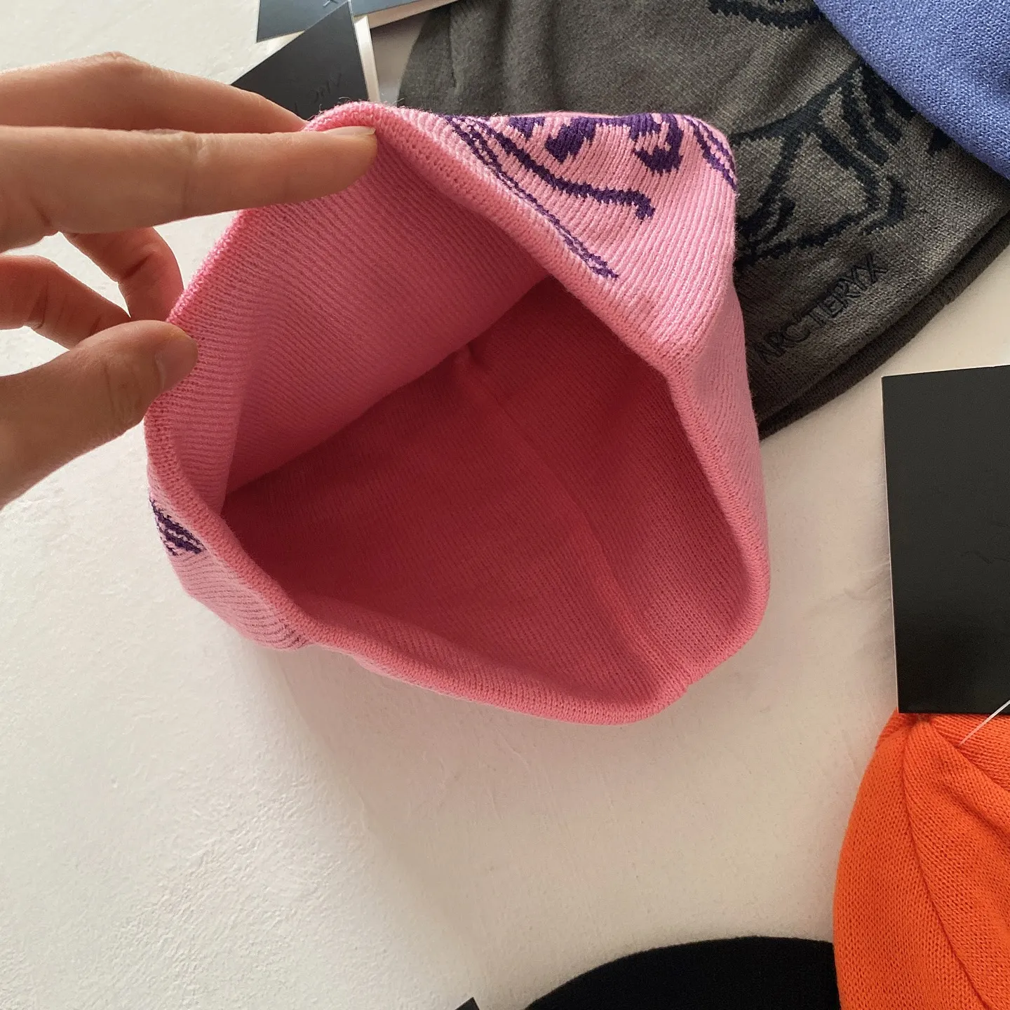 お出かけにぴったり ナチュラル 柔らかい フィット感がいい キッズ ニット帽