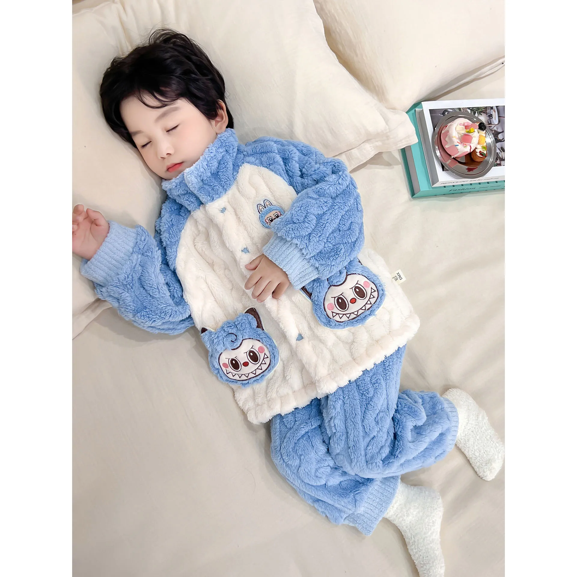 【90-140cm】通気性良い あったか 可愛い ふわふわ 厚め ルームウェア