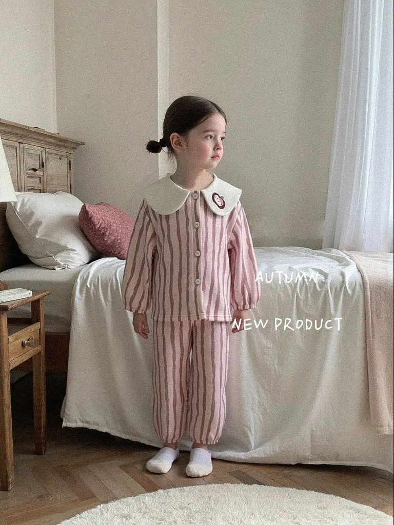 【90-140cm】パジャマ 楽ちん 秋 冬 長袖 部屋着 寝間着 かわいい 上下セット 可愛い 寝巻き ナイトウェア  ルームウェア