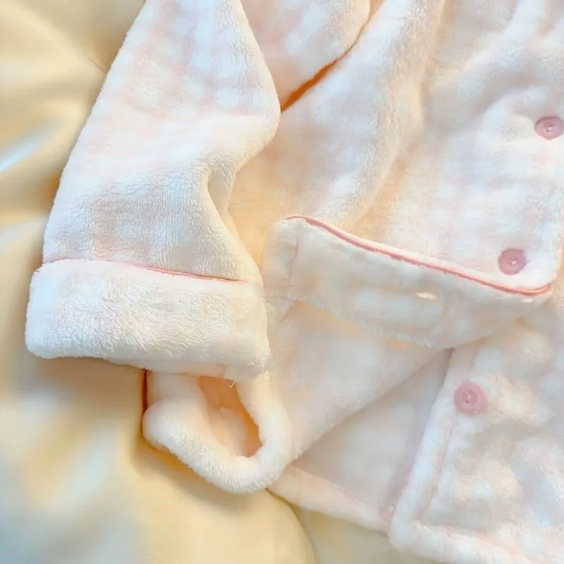 【110-160cm】パジャマ  長袖 冬 子供 部屋着 もこもこ ストレッチ 厚手 ルームウェア