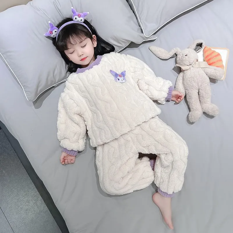 【90-140cm】もこもこ パジャマ 使いやすい ふわふわ 保温 ナイトウェア ルームウェア