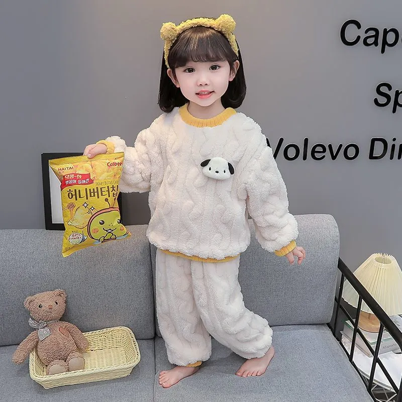 【90-140cm】もこもこ パジャマ 使いやすい ふわふわ 保温 ナイトウェア ルームウェア