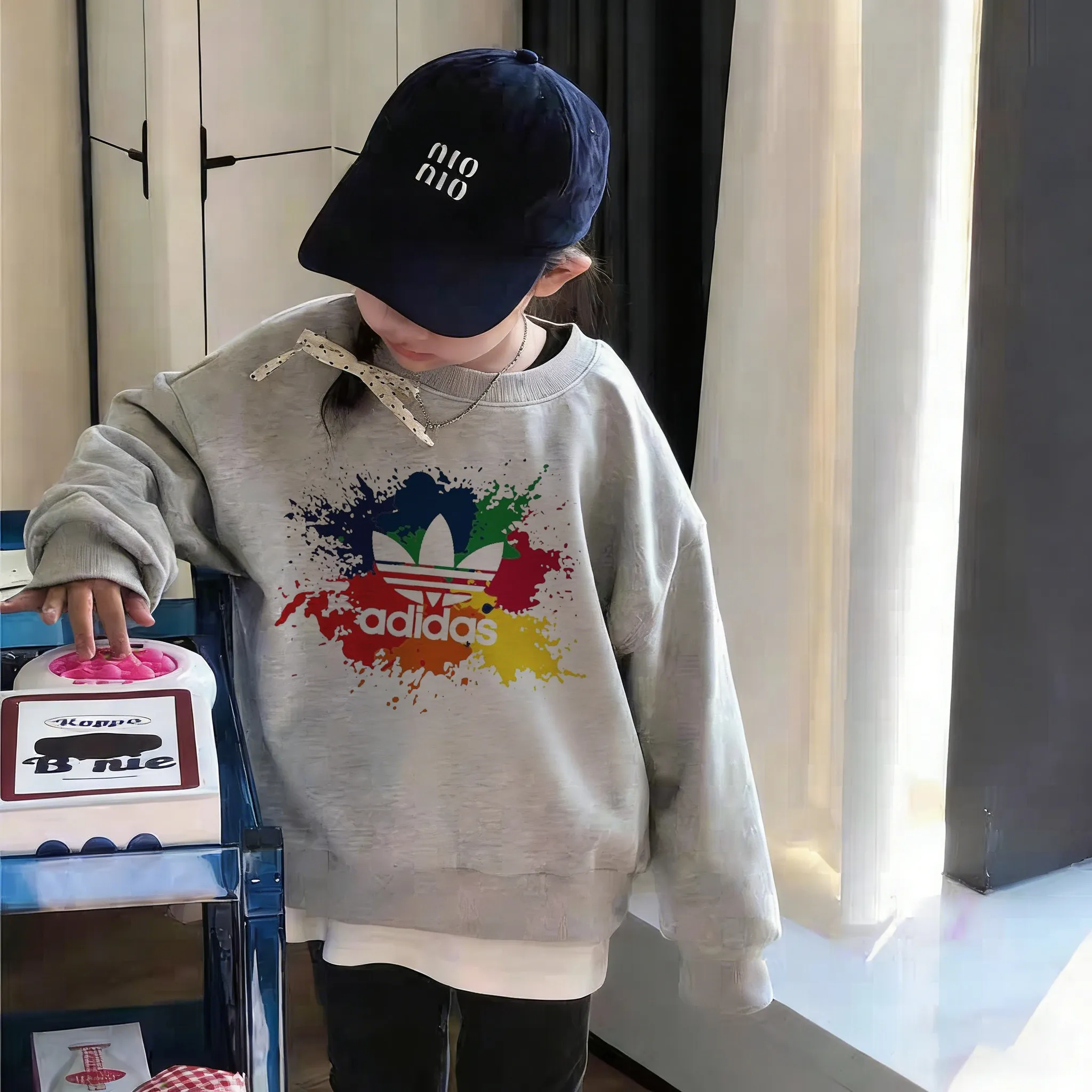 【90-160cm】毎日着たくなる 大注目 カジュアル 合わせやすい 女の子 トレーナー