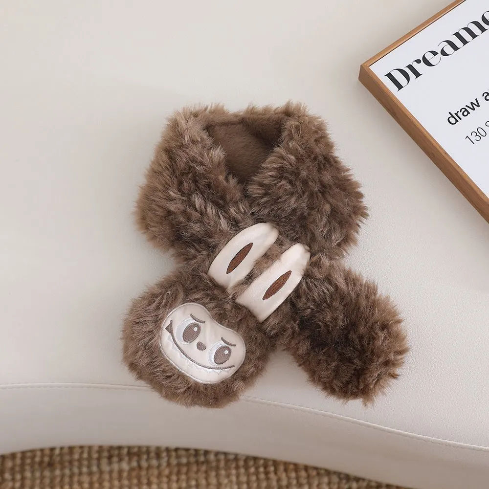 お出かけアイテム もこもこ 防寒対策 肌触りやさしい キッズ マフラー