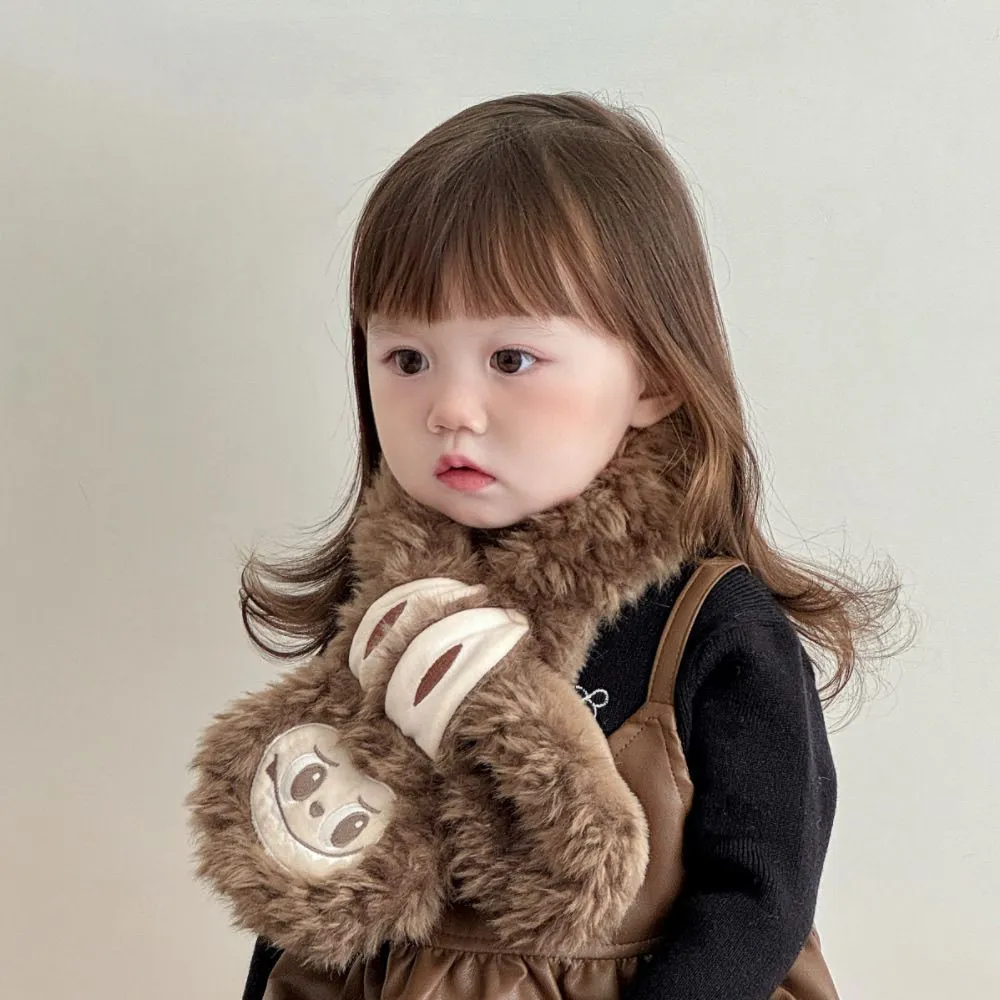 お出かけアイテム もこもこ 防寒対策 肌触りやさしい キッズ マフラー