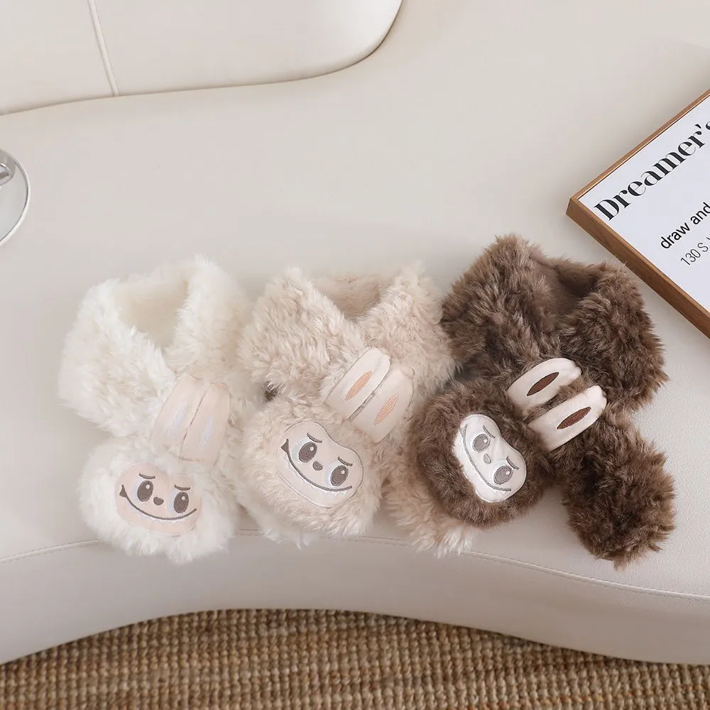 お出かけアイテム もこもこ 防寒対策 肌触りやさしい キッズ マフラー