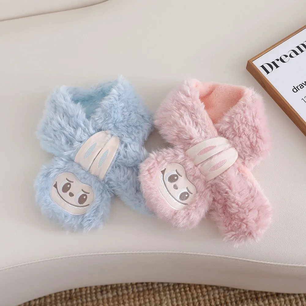 お出かけアイテム もこもこ 防寒対策 肌触りやさしい キッズ マフラー