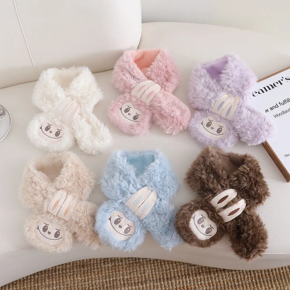 お出かけアイテム もこもこ 防寒対策 肌触りやさしい キッズ マフラー