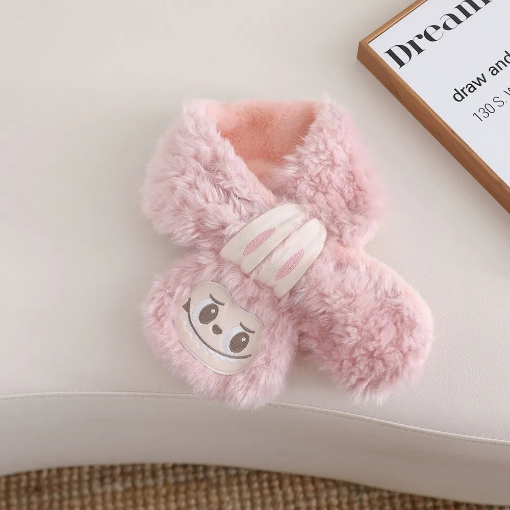 お出かけアイテム もこもこ 防寒対策 肌触りやさしい キッズ マフラー