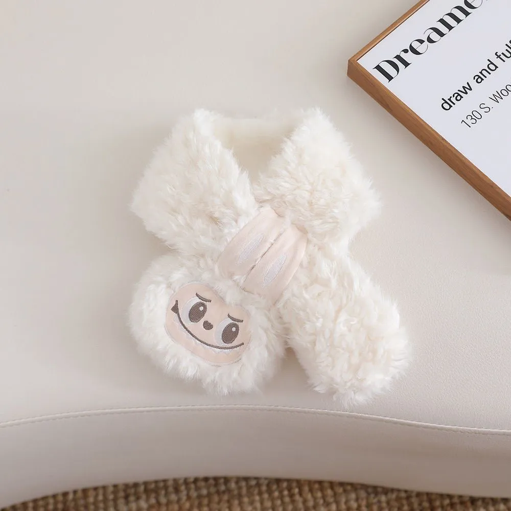 お出かけアイテム もこもこ 防寒対策 肌触りやさしい キッズ マフラー