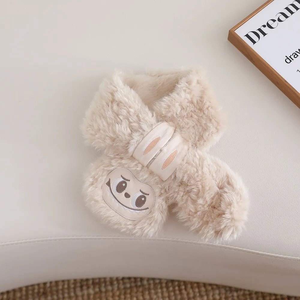 お出かけアイテム もこもこ 防寒対策 肌触りやさしい キッズ マフラー