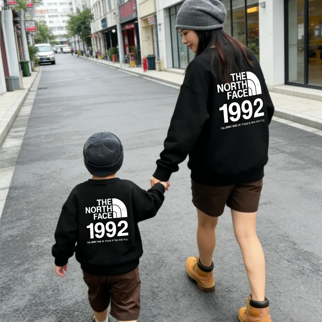 【90-160cm+親サイズ】元気いっぱい 人気上昇中 トレンド  カジュアル 親子ペア トレーナー