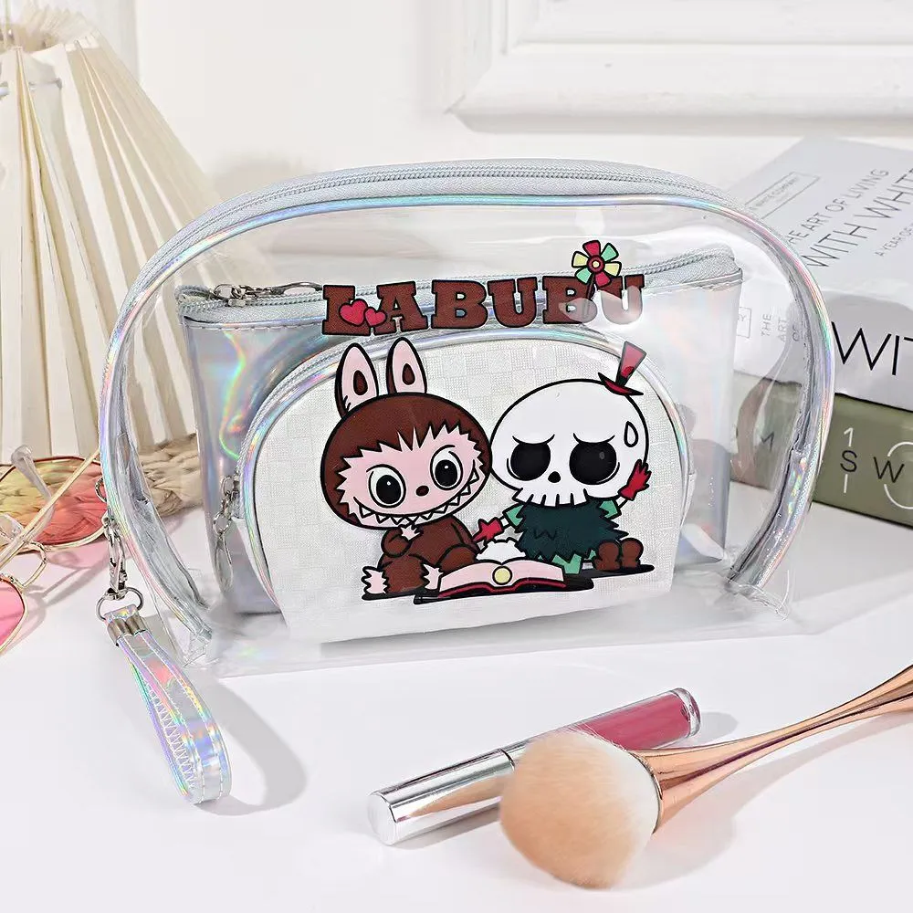 普段使い トレンド感 大容量 軽量 収納力抜群 防水素材 メイクポーチ