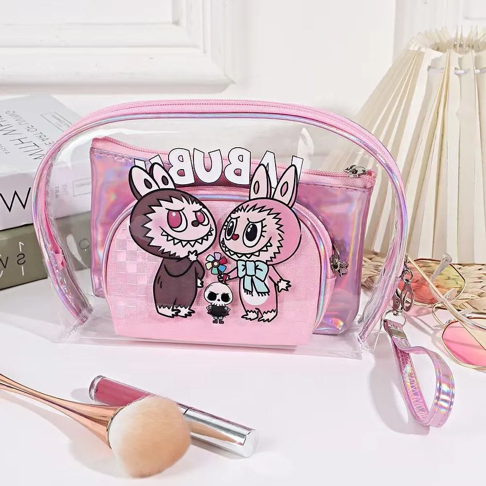 普段使い トレンド感 大容量 軽量 収納力抜群 防水素材 メイクポーチ