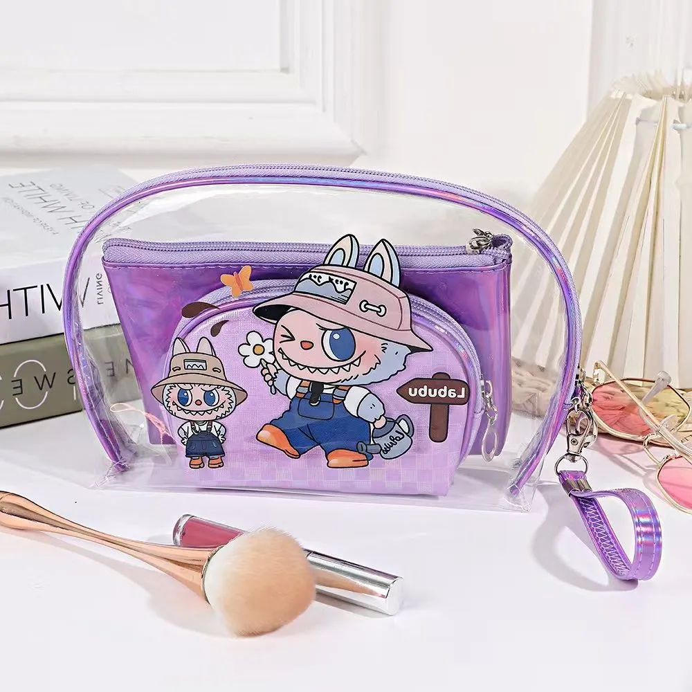 普段使い トレンド感 大容量 軽量 収納力抜群 防水素材 メイクポーチ