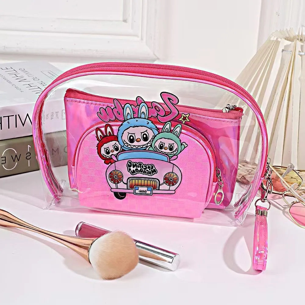 普段使い トレンド感 大容量 軽量 収納力抜群 防水素材 メイクポーチ