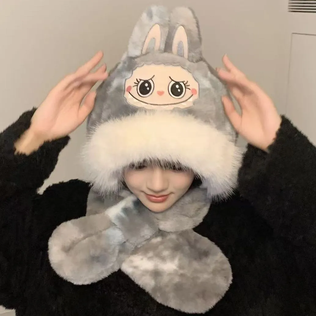 今季大注目 可愛さ満点 トレンド感たっぷり 多色選べる 柔らかい素材 キュート 帽子＋スカーフ 二点セット