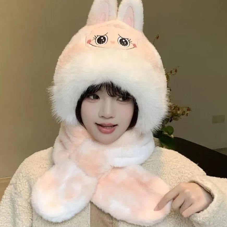 今季大注目 可愛さ満点 トレンド感たっぷり 多色選べる 柔らかい素材 キュート 帽子＋スカーフ 二点セット