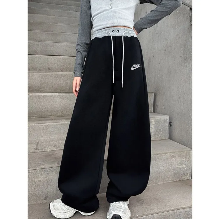 【120-170cm】元気いっぱい 新作登場 おしゃれ ゆったりシルエット 女の子 裏起毛 パンツ