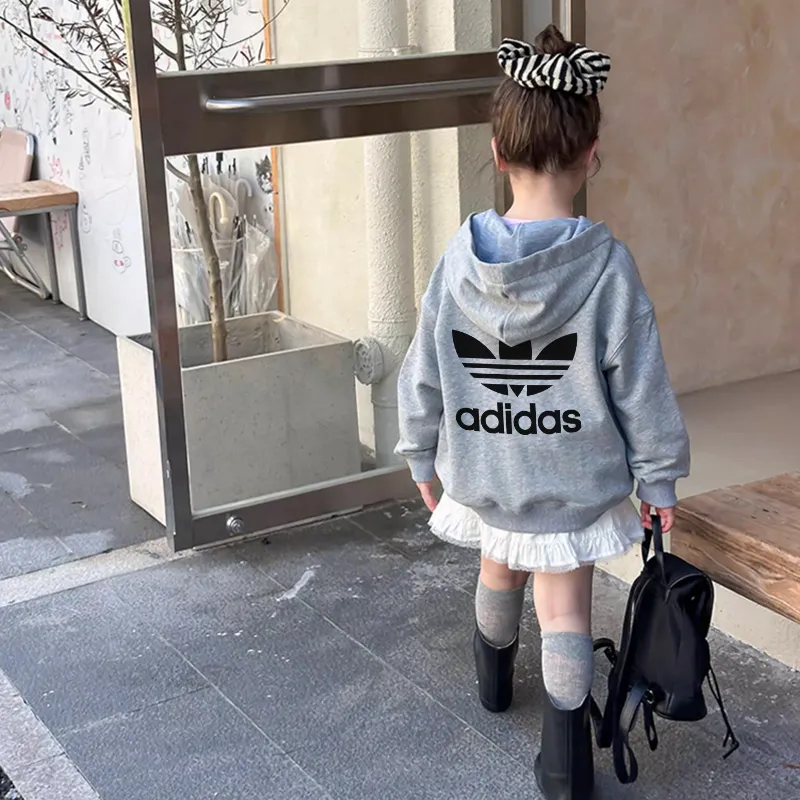 【90-160cm】おしゃれ感アップ 子どもらしさ満載 気質いい カジュアル 三色選べる 女の子 ジップパーカー