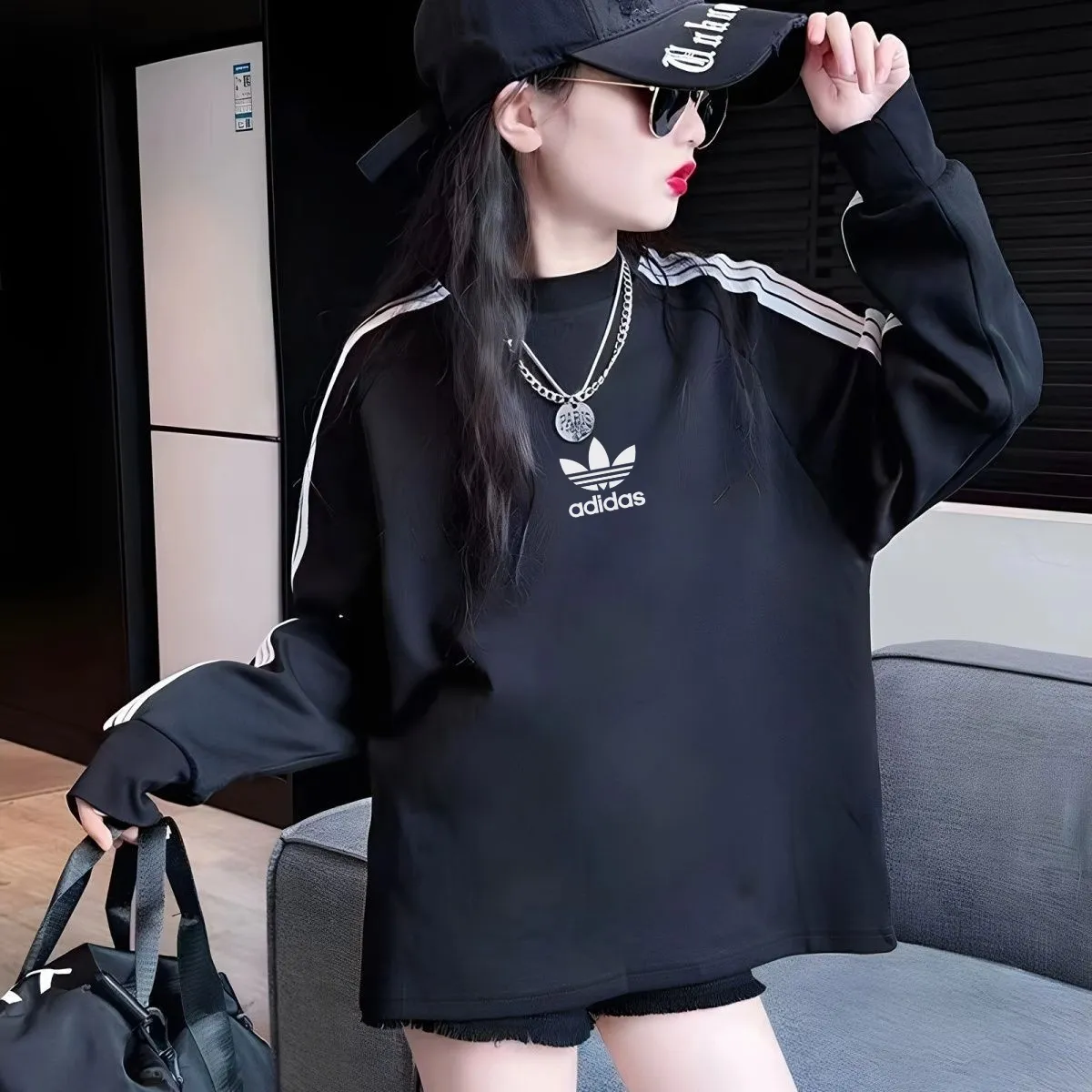 【100-160cm】トレンド感たっぷり おしゃれ カジュアル 女の子 長袖 Ｔシャツ