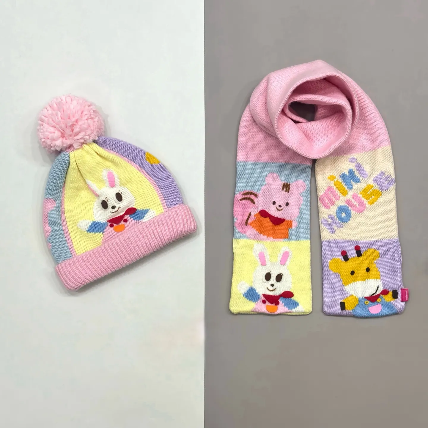 高品質仕上げ 暖かみのある 秋冬対応素材 柔らかさ重視 可愛さ満点 キュート 帽子 スカーフ