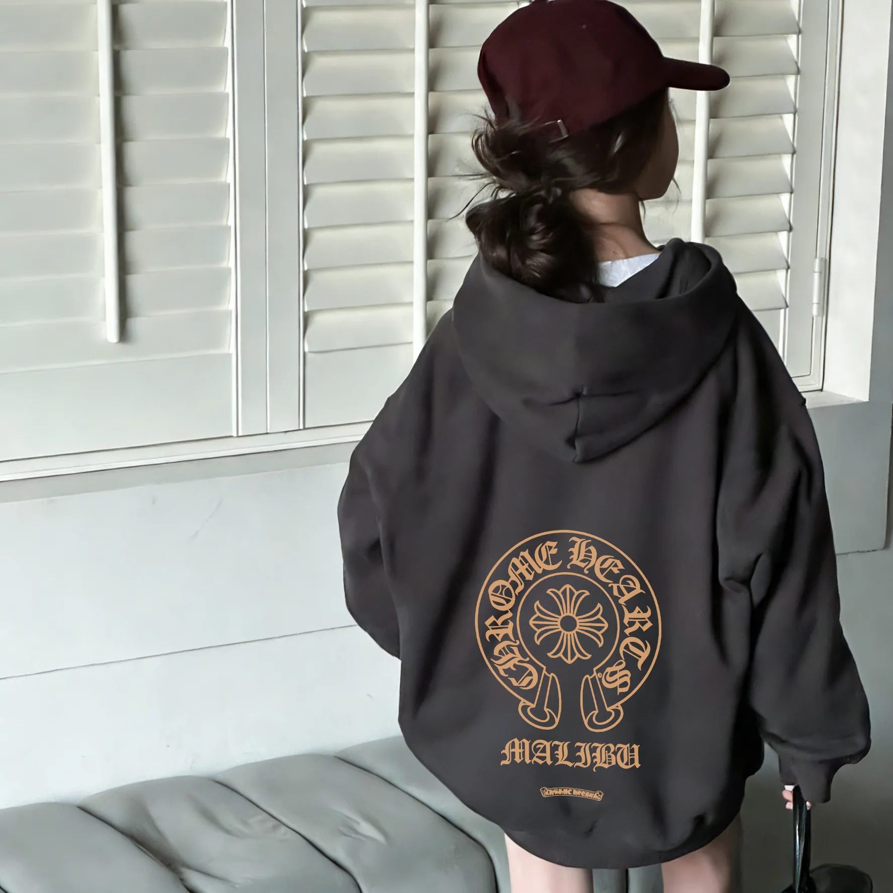 【90-160cm】元気いっぱい 好感度UP カジュアル トレンド  女の子 フード付き パーカー