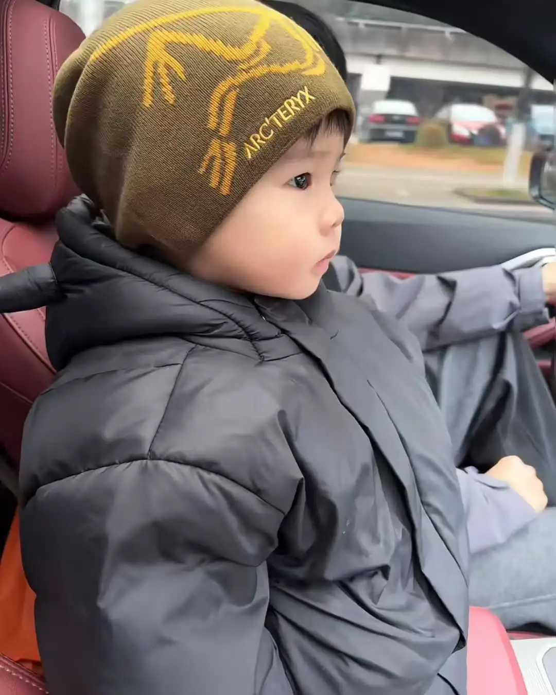 お出かけにぴったり ナチュラル 柔らかい フィット感がいい キッズ ニット帽