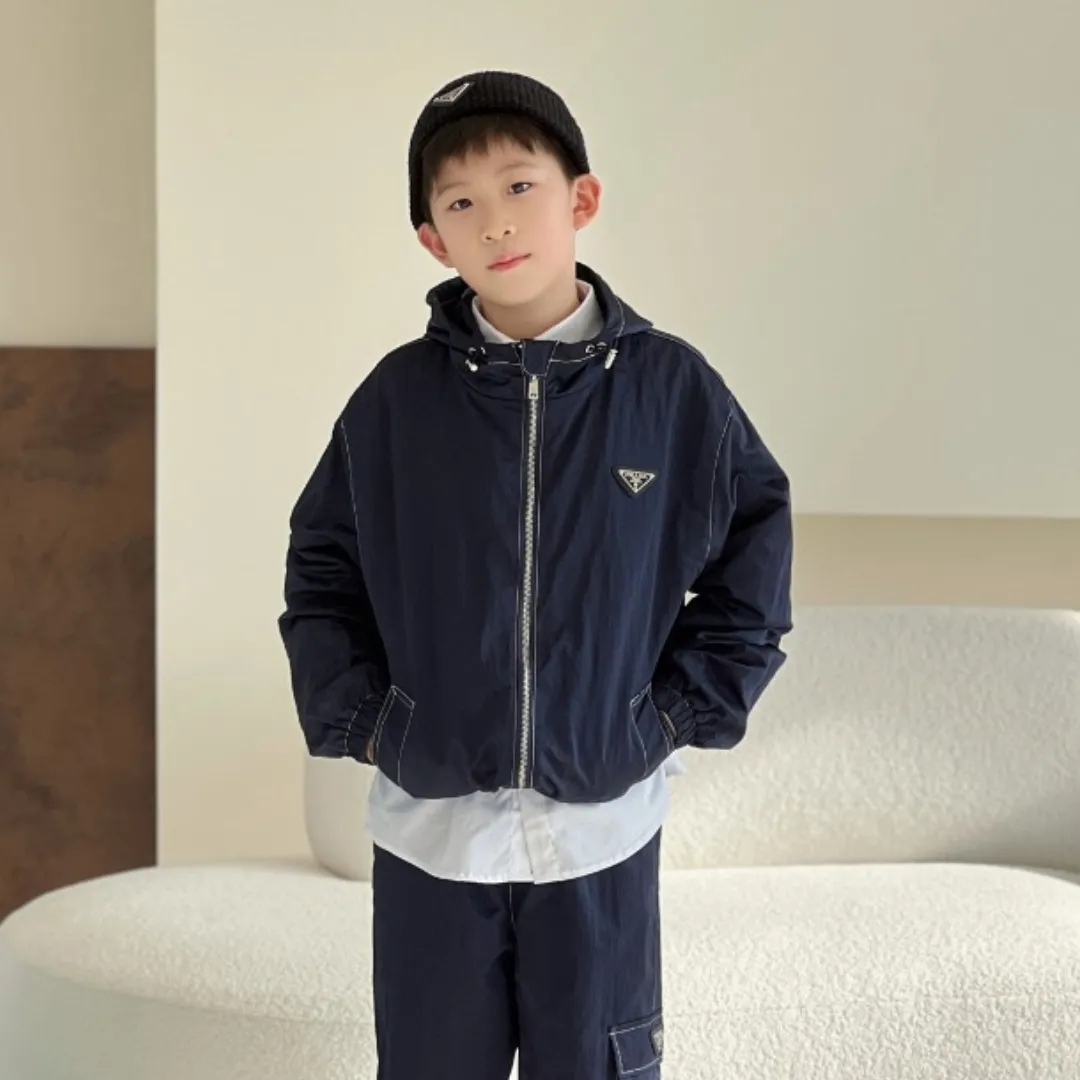 【100-165cm】トレンド感たっぷり 元気いっぱい 毎日着たくなる 合わせやすい デニム素材 アウター