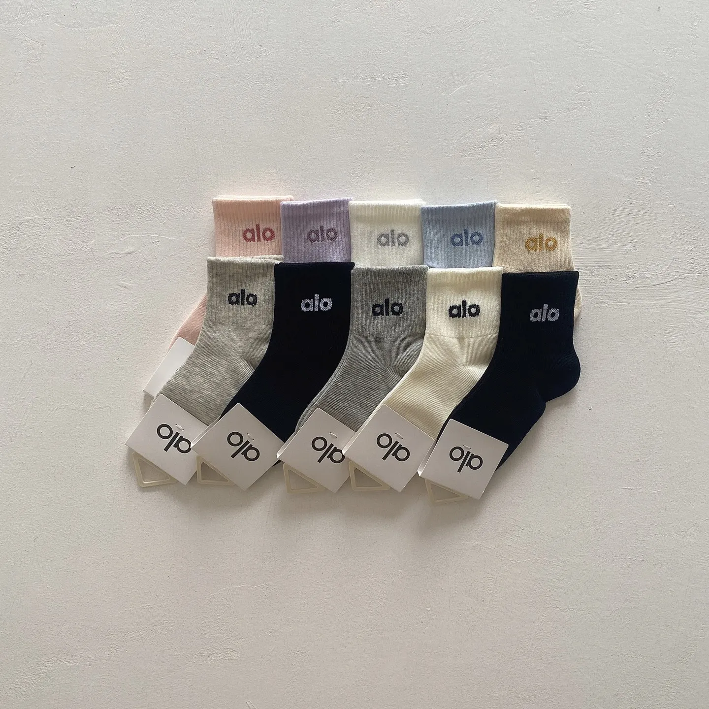 ５足セット スポーツ・運動用 カラフル ストリート風 肌にやさしい キッズ ソックス