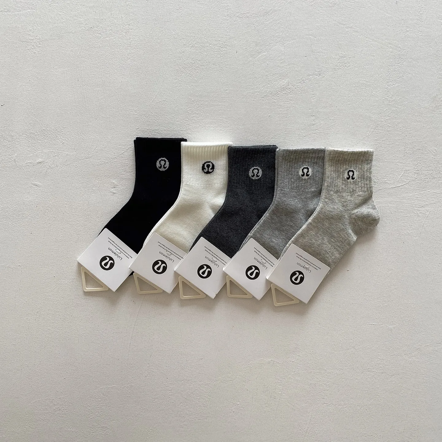 ５足セット オールシーズン対応 カラフル シンプル 通気性 キッズ ソックス