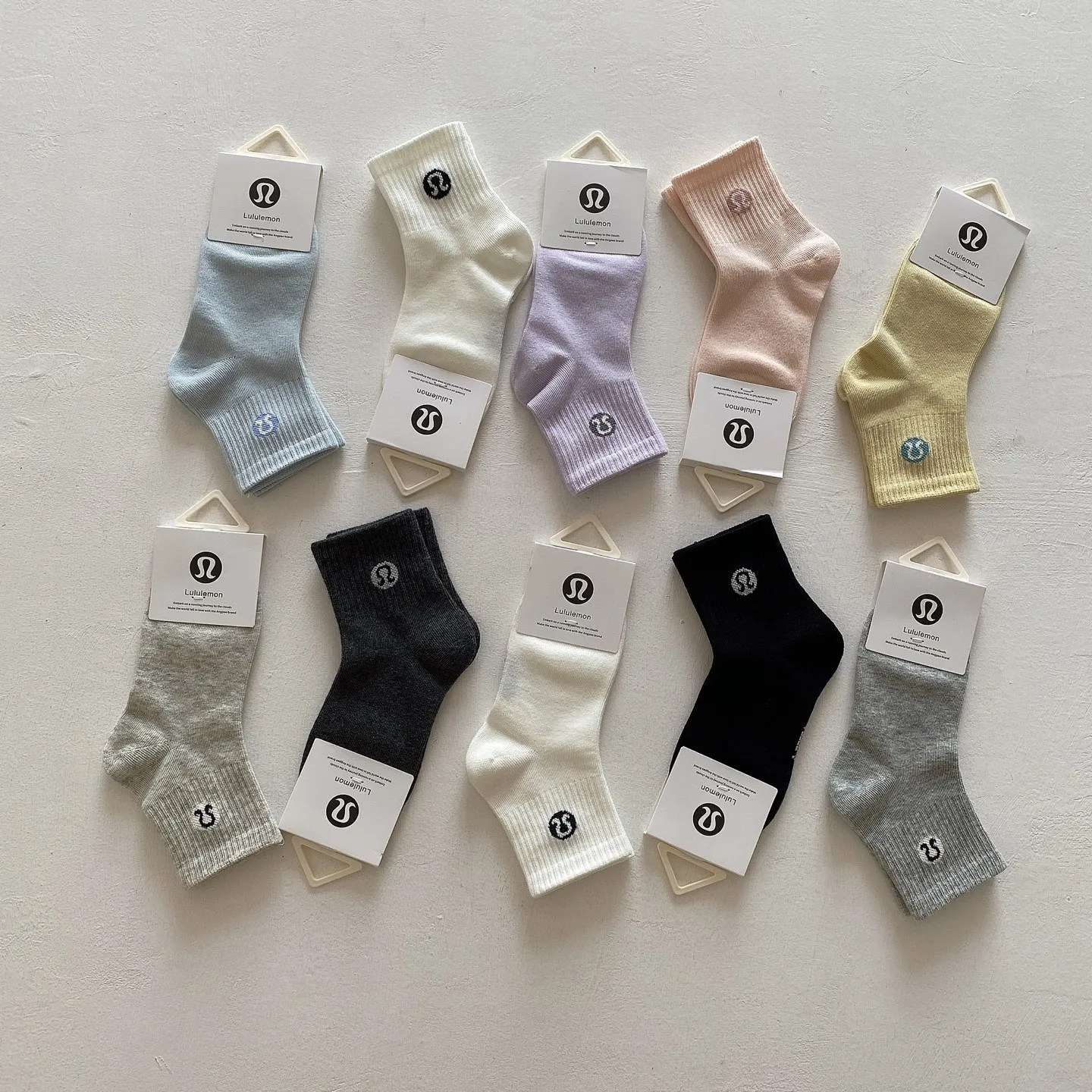 ５足セット オールシーズン対応 カラフル シンプル 通気性 キッズ ソックス