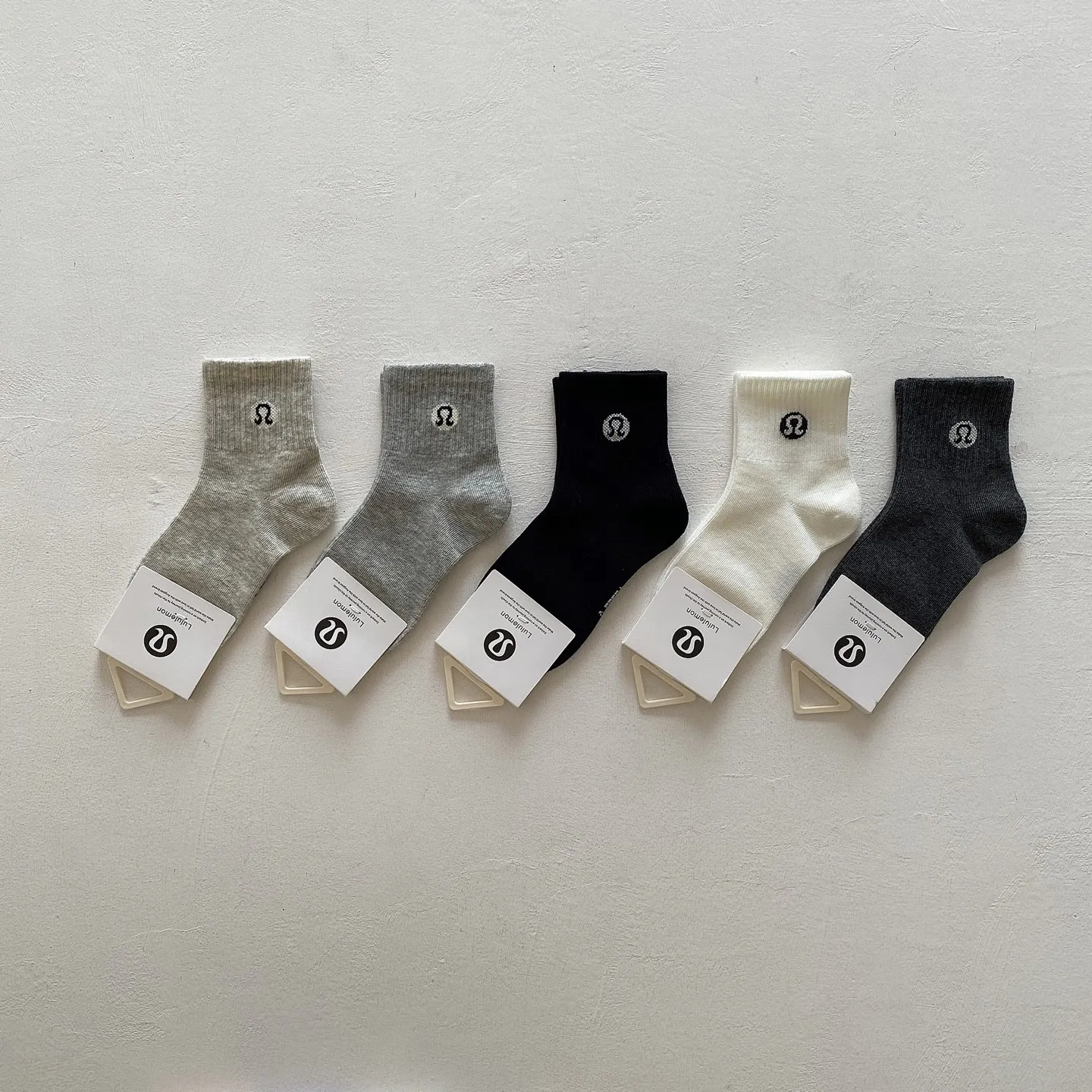 ５足セット オールシーズン対応 カラフル シンプル 通気性 キッズ ソックス