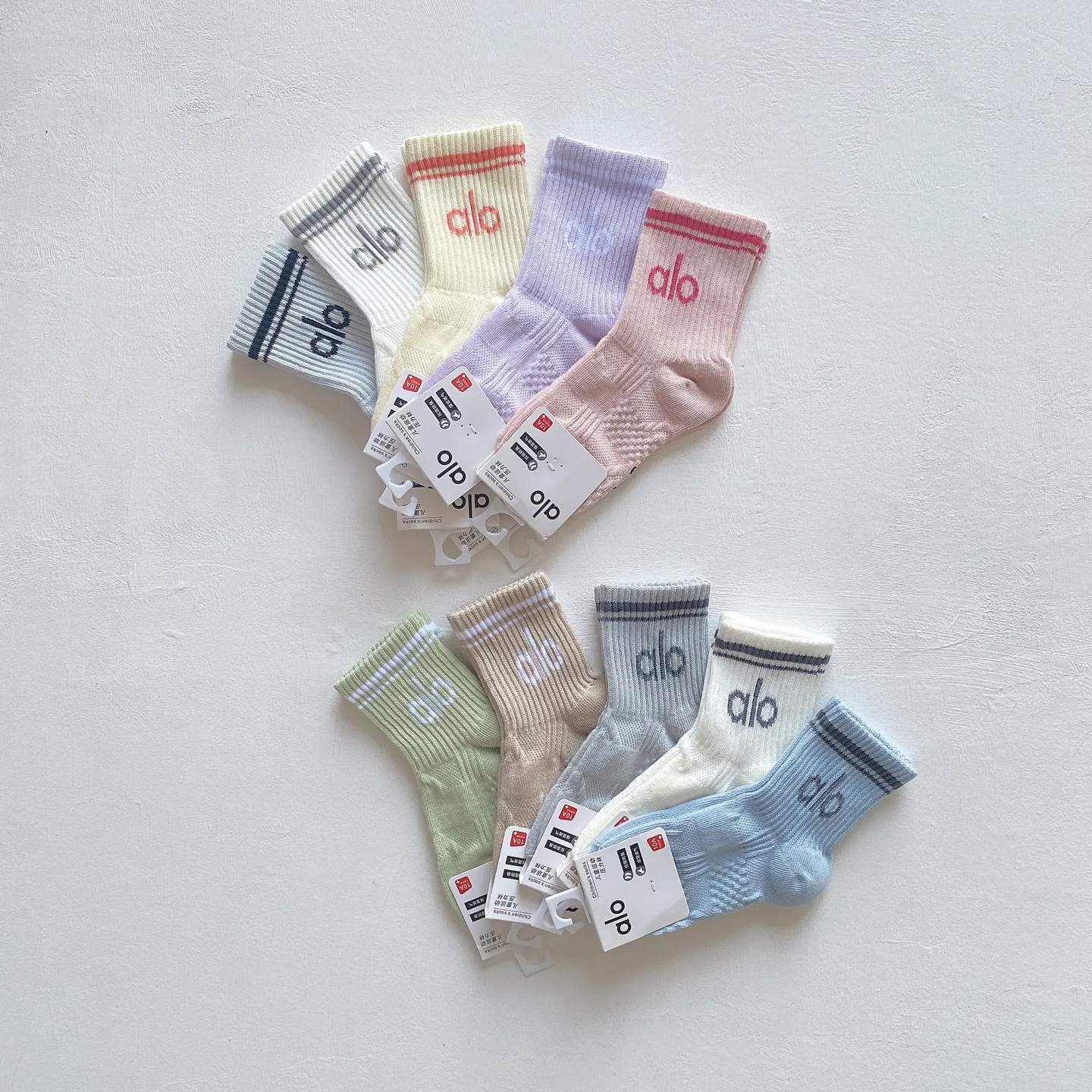５足セット スポーティー デイリー シンプル 通気性抜群 キッズ ソックス