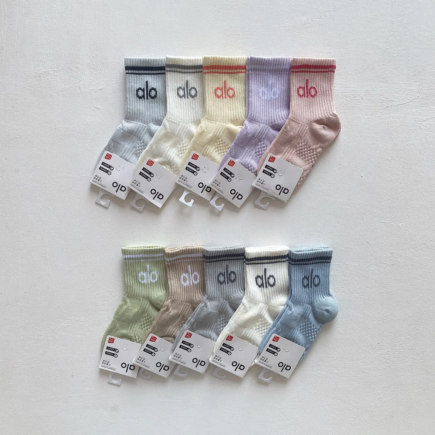 ５足セット スポーティー デイリー シンプル 通気性抜群 キッズ ソックス