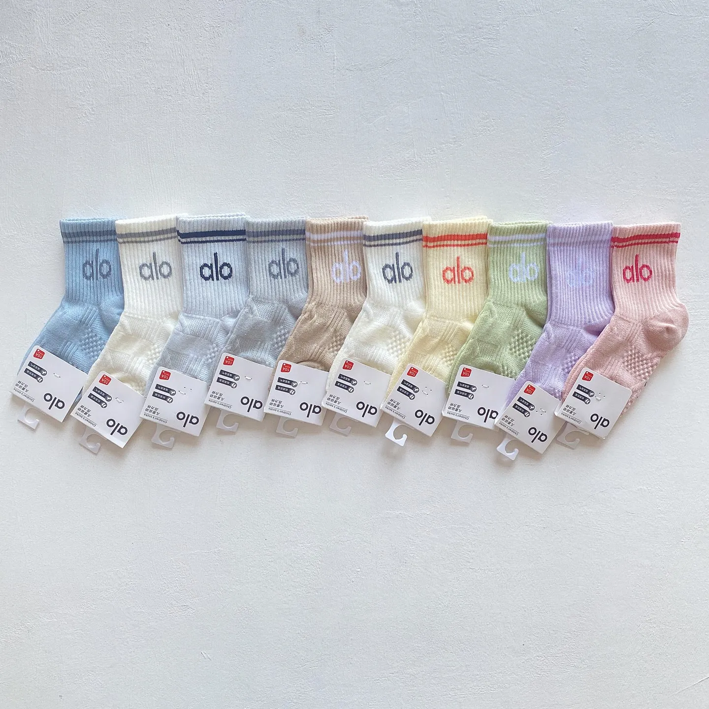 ５足セット スポーティー デイリー シンプル 通気性抜群 キッズ ソックス