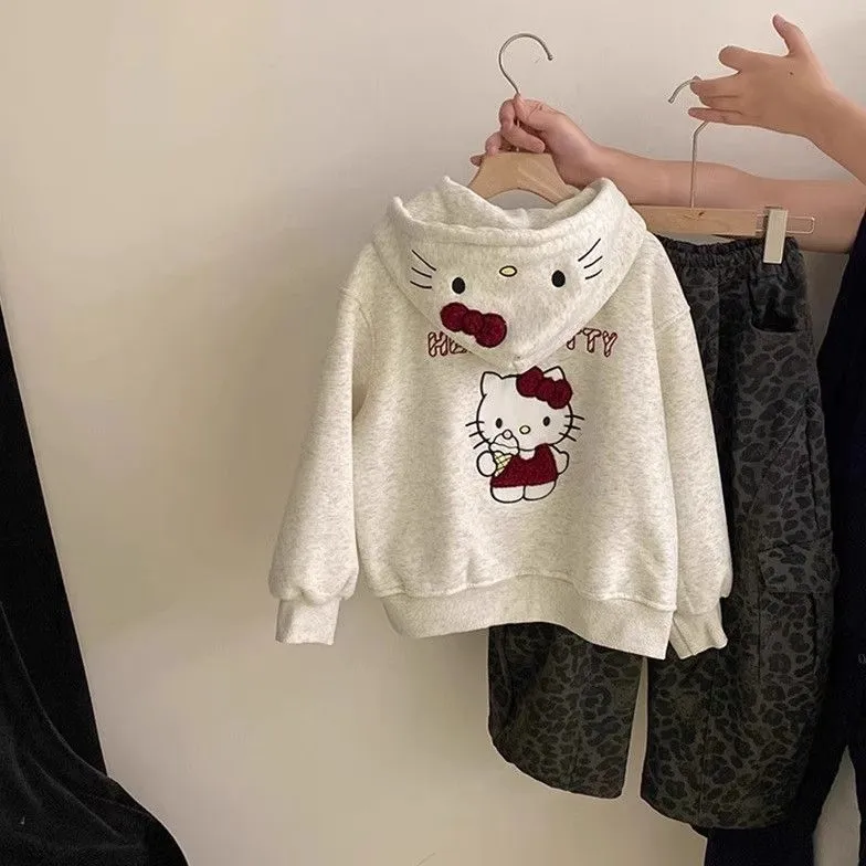 【90-140cm】毎日着られる素材 絶対可愛い着心地抜群 カジュアル 合わせやすい 女の子 ジップパーカー