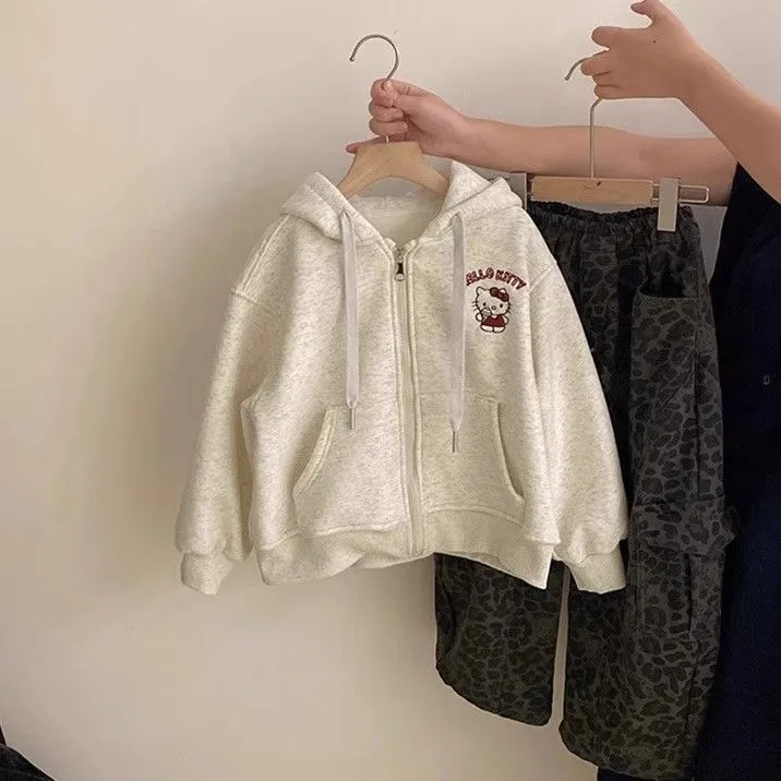 【90-140cm】毎日着られる素材 絶対可愛い着心地抜群 カジュアル 合わせやすい 女の子 ジップパーカー