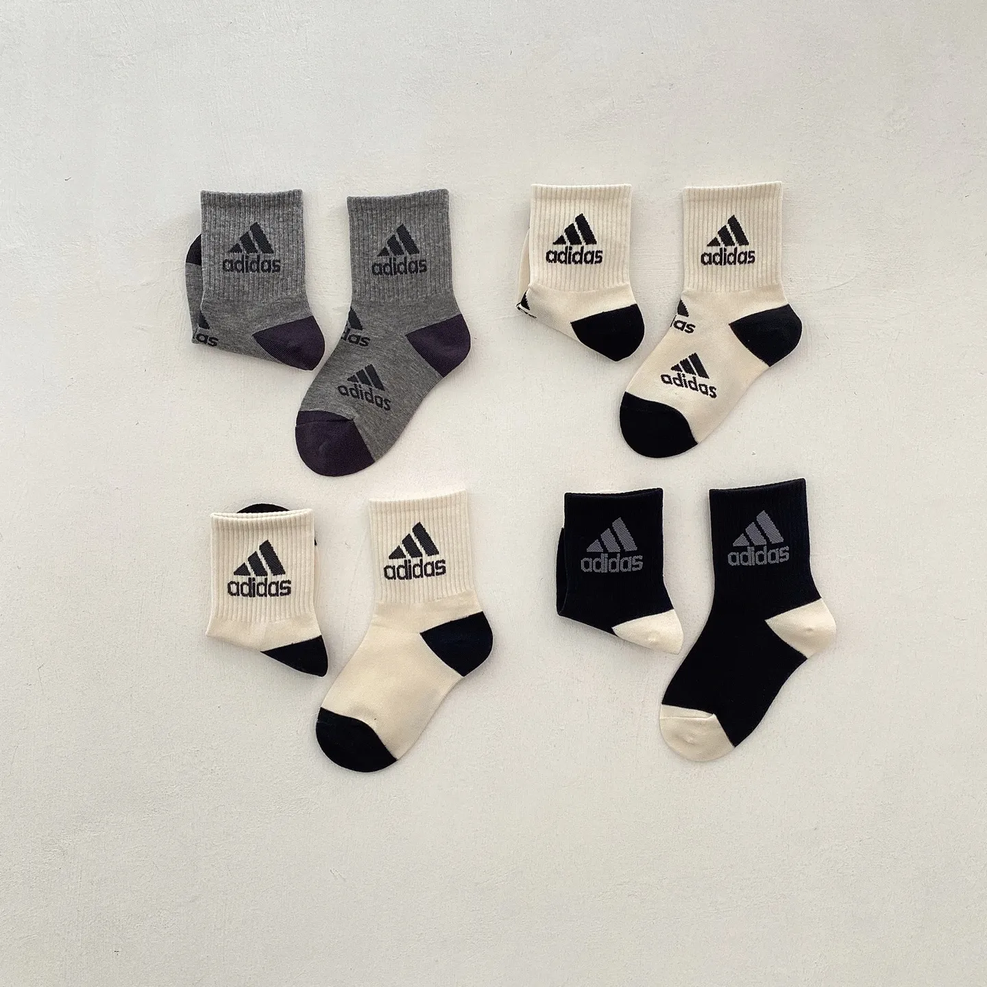 5足セット オールシーズン対応 通気性 しっかりフィット カジュアル キッズ ソックス