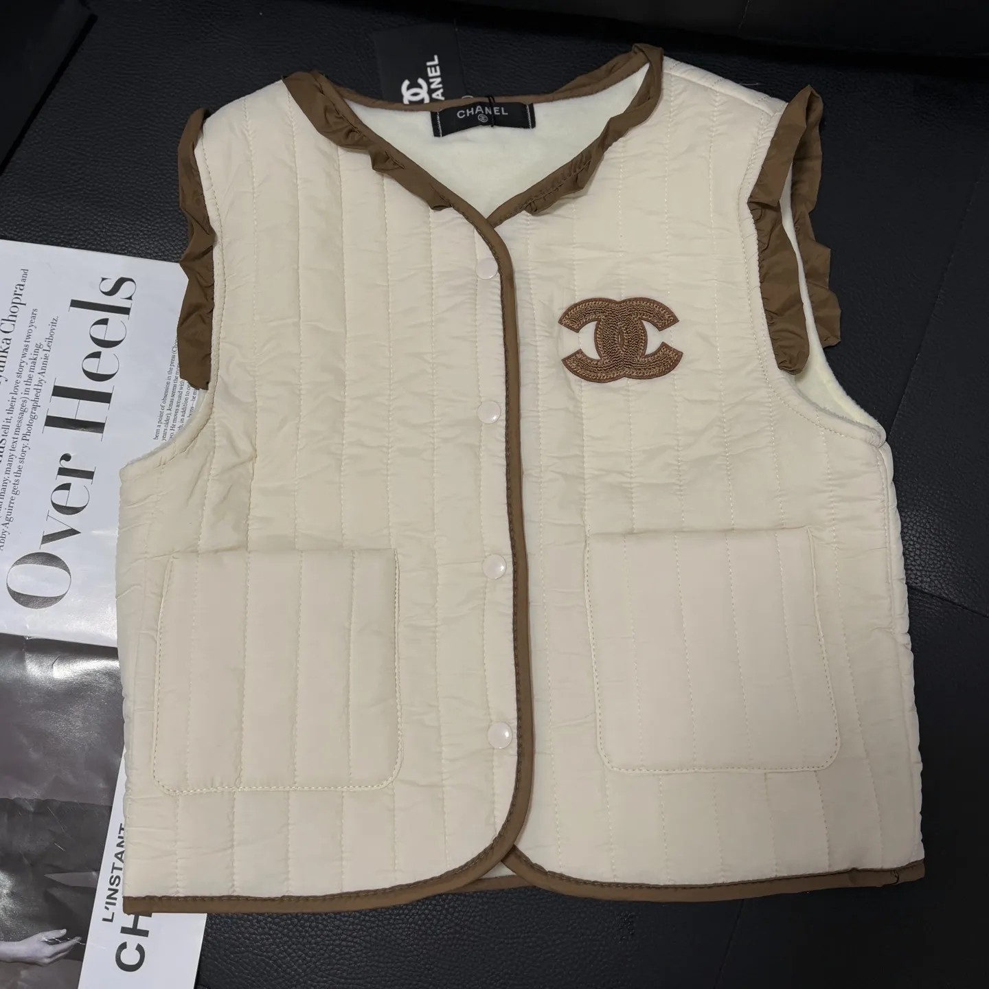 【90-140cm】韓国風スタイル ふんわり可愛い 今季も大流行 カジュアル 合わせやすい ベスト