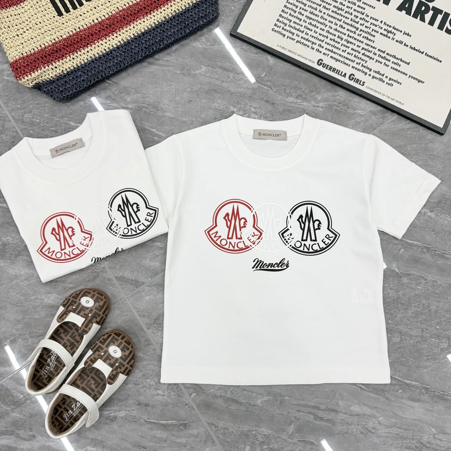 【100-150cm+親子ペア】リラックス感ある 新作 着心地抜群 カジュアル 親子ペア 半袖 Ｔシャツ