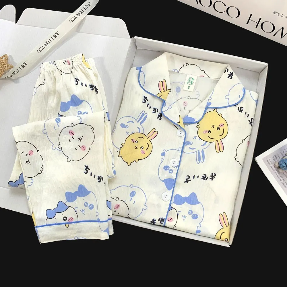 存在感のあるデザイン 毎日着たくなる 肌触りいい カジュアル 多色展開 二点セット パジャマ